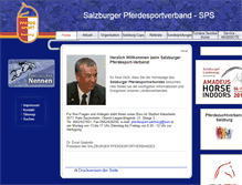 Tablet Screenshot of pferdesport-salzburg.at